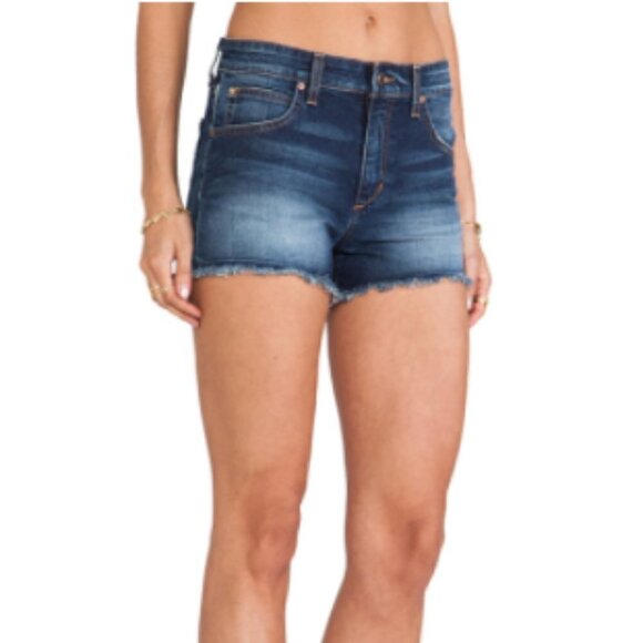 Joes Jeans High Rise Cut Off Denim Shorts 24 - Picture 3 of 13